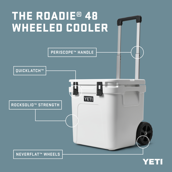 YETI's most mobile hard cooler yet.